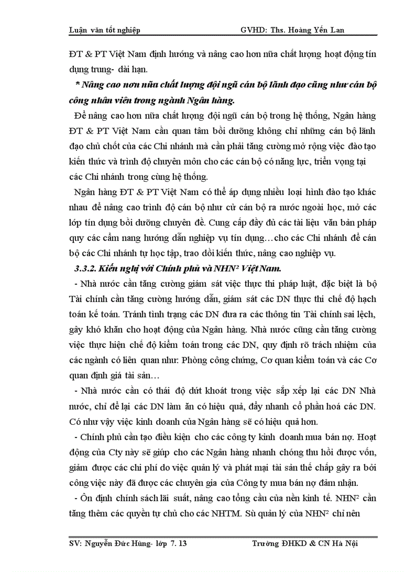 image for page Một số giải pháp nâng cao chất lượng tín dụng trung- dài hạn tại Chi nhánh Ngân hàng ĐT&PT Hải Dương