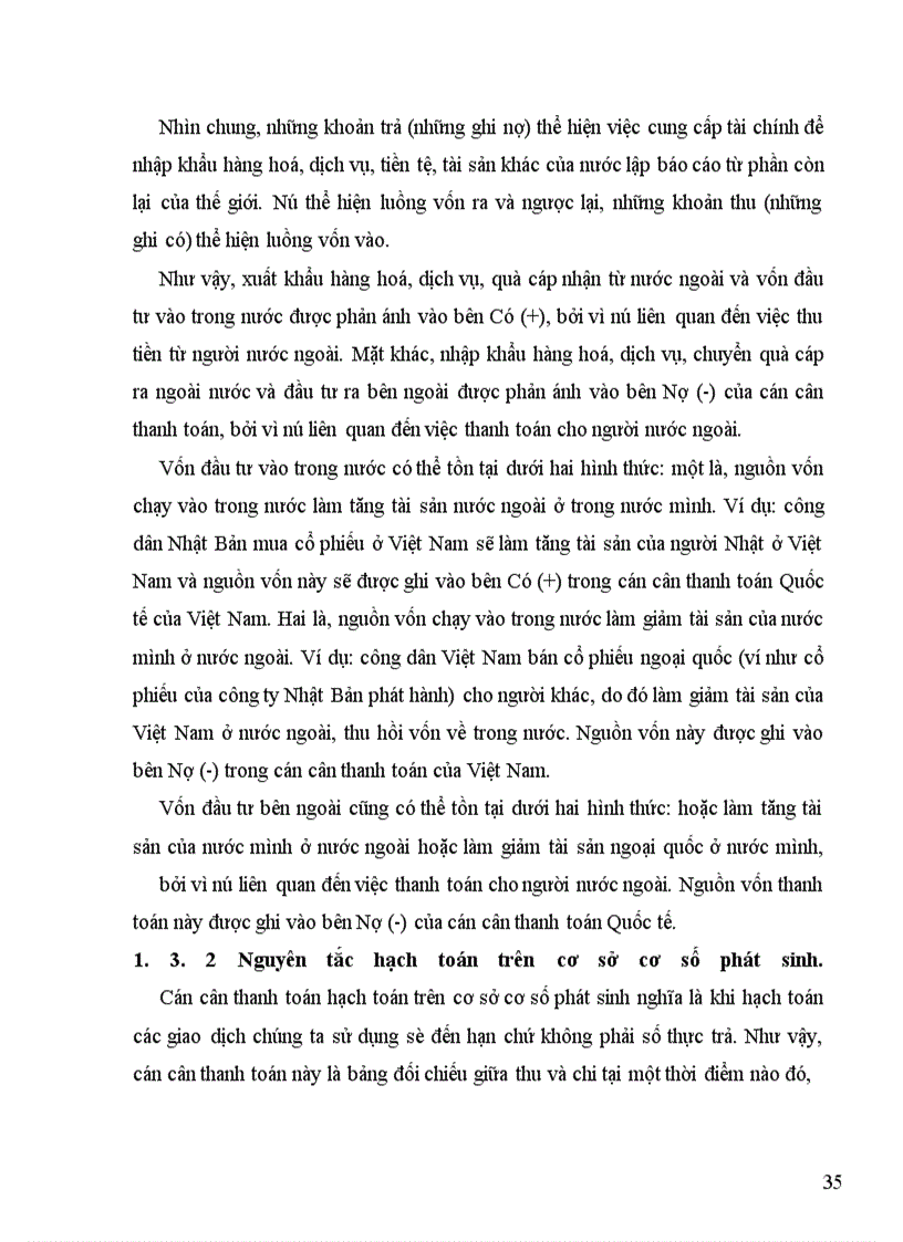 image for page Nguyên tắc bút toán và phân tích cán cân thanh toán