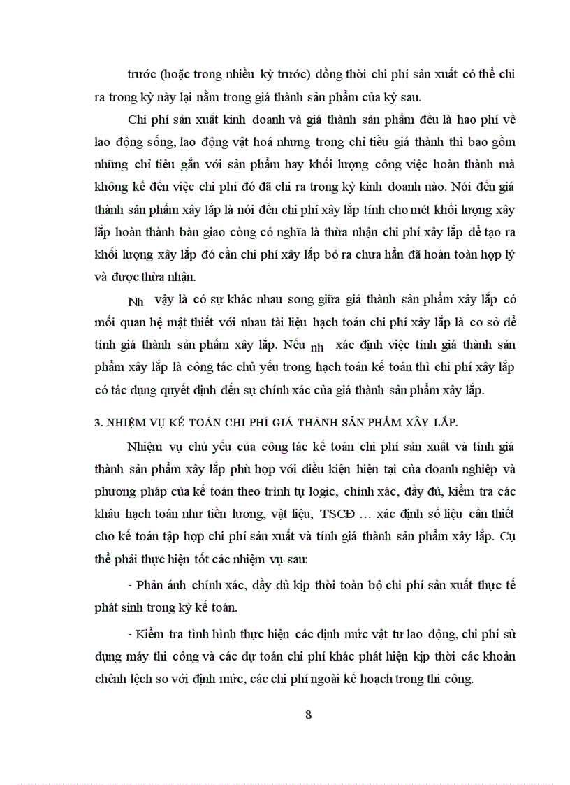 image for page Vấn đề chung về kế toán chi phí sản xuất và tính giá thành sản phẩm và tính giá thành sản phẩm xây lắp