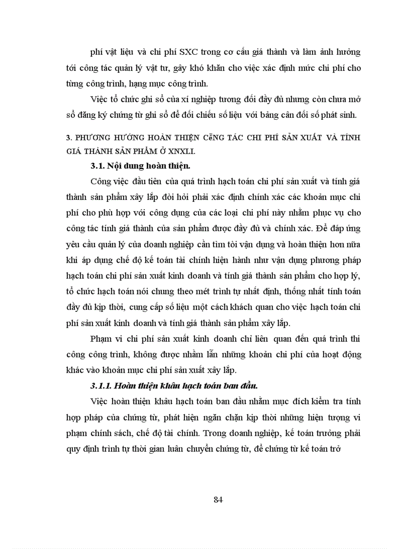 image for page Vấn đề chung về kế toán chi phí sản xuất và tính giá thành sản phẩm và tính giá thành sản phẩm xây lắp