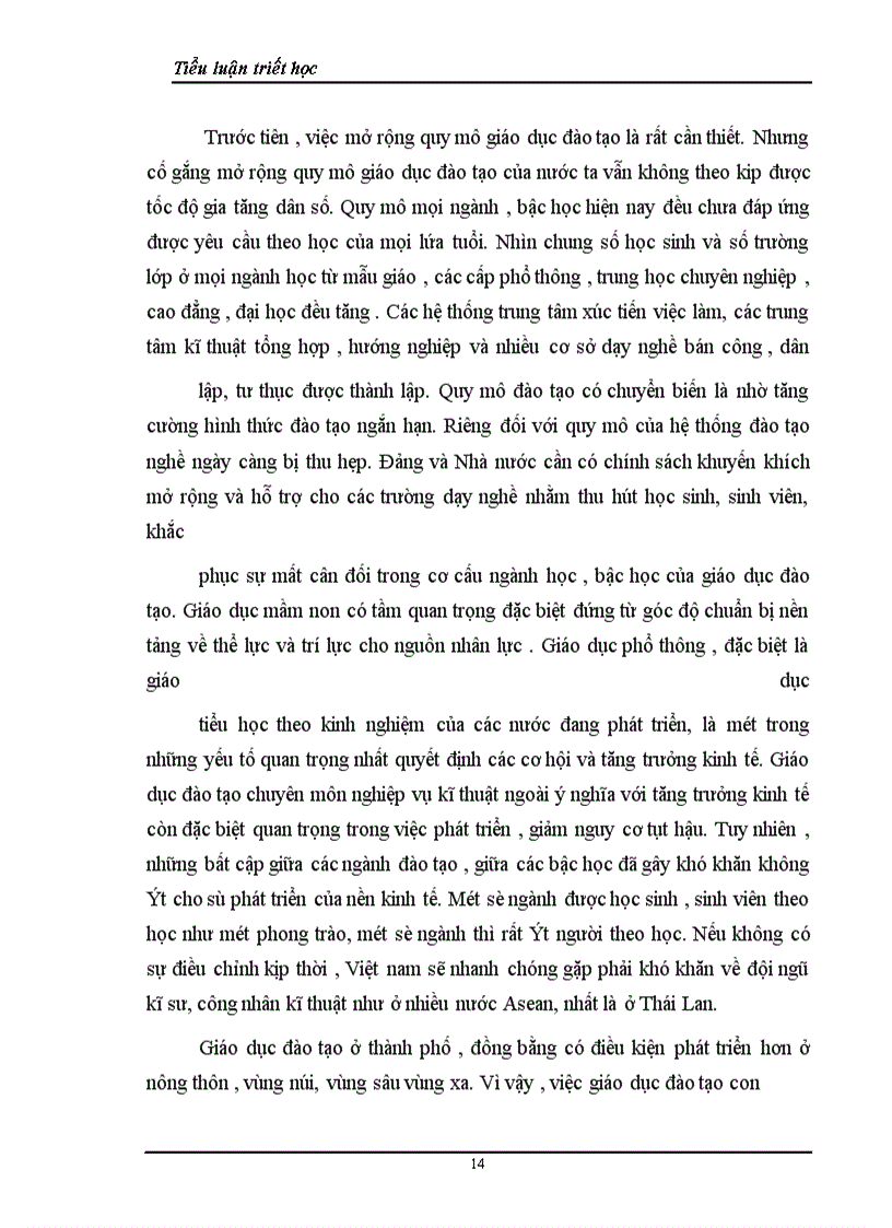 image for page Lý luận về con người và vấn đề về đào tạo nguồn lực con người trong sự nghiệp công nghiệp hoá hiện đại hoá đất nước cho tiểu luận triết học của mình