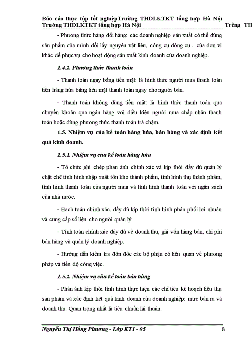 image for page Kế toán hàng hóa và xác định kết quả kinh doanh tại Công ty Cổ phần Thương mại khách sạn tỉnh Sơn La