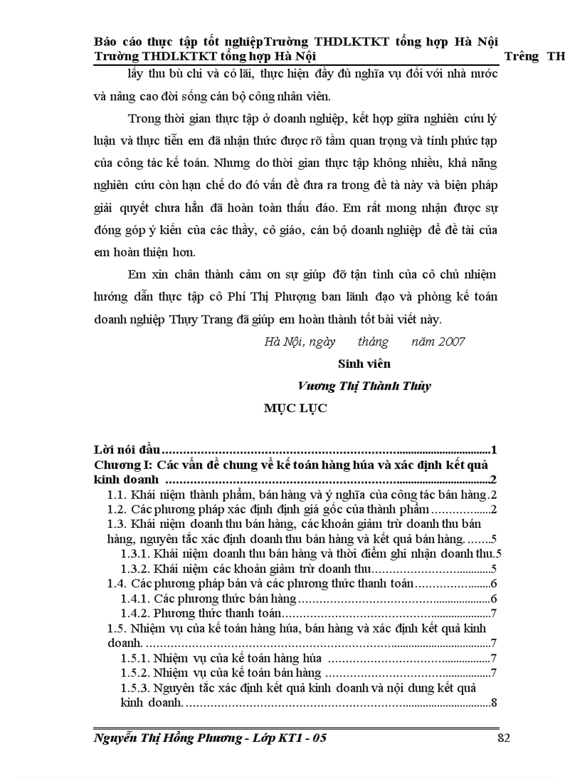 image for page Kế toán hàng hóa và xác định kết quả kinh doanh tại Công ty Cổ phần Thương mại khách sạn tỉnh Sơn La
