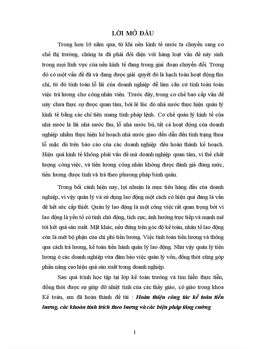 image for page Hoàn thiện công tác kế toán tiền lương, các khoản tính trích theo lương và các biện pháp tăng cường quản lý quĩ lương tại nhà máy thuốc lá Thăng Long