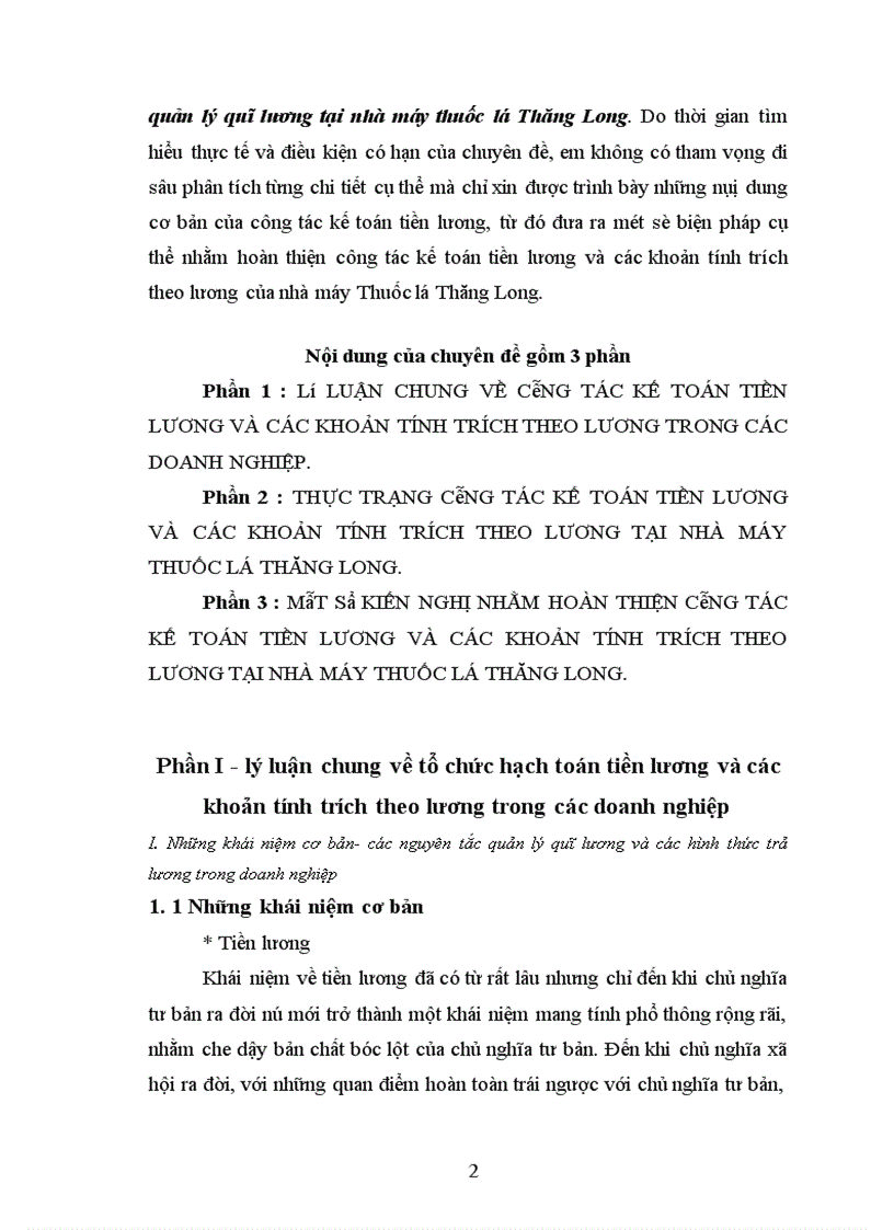 image for page Hoàn thiện công tác kế toán tiền lương, các khoản tính trích theo lương và các biện pháp tăng cường quản lý quĩ lương tại nhà máy thuốc lá Thăng Long