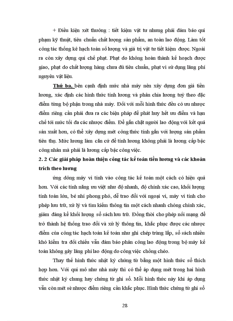image for page Hoàn thiện công tác kế toán tiền lương, các khoản tính trích theo lương và các biện pháp tăng cường quản lý quĩ lương tại nhà máy thuốc lá Thăng Long