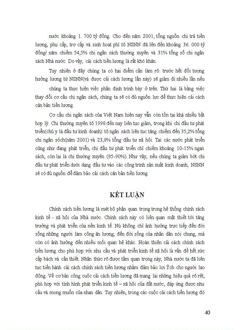 image for page Hoàn thiện và đổi mới chính sách tiền lương trong giai đoạn 2002 - 2007