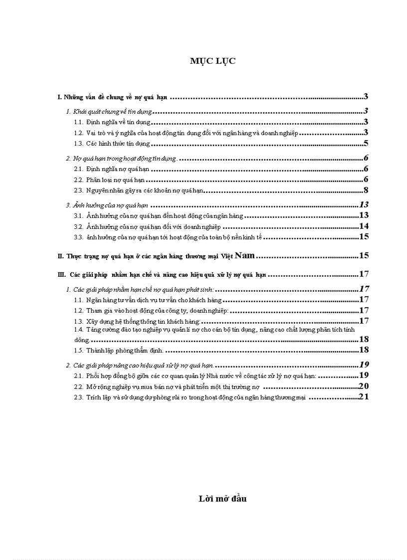 image for page Vấn đề nợ quá hạn ở các ngân hàng thương mại và giải pháp