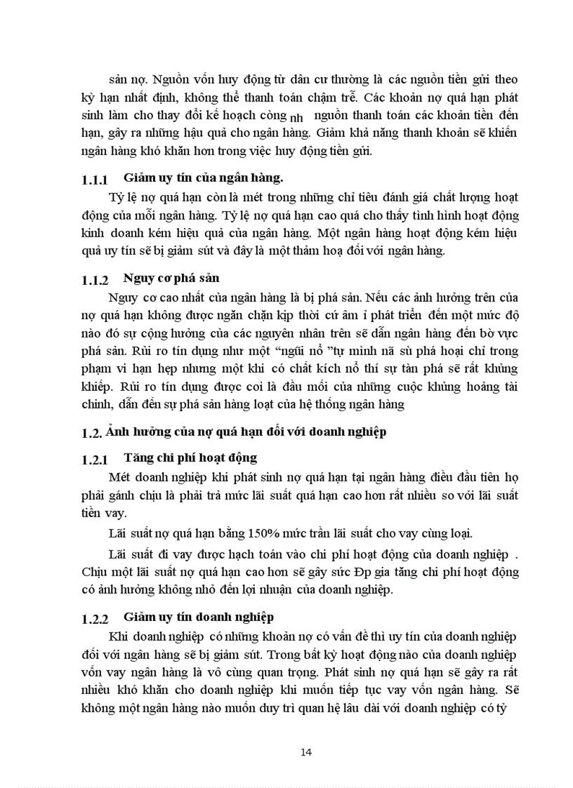 image for page Vấn đề nợ quá hạn ở các ngân hàng thương mại và giải pháp