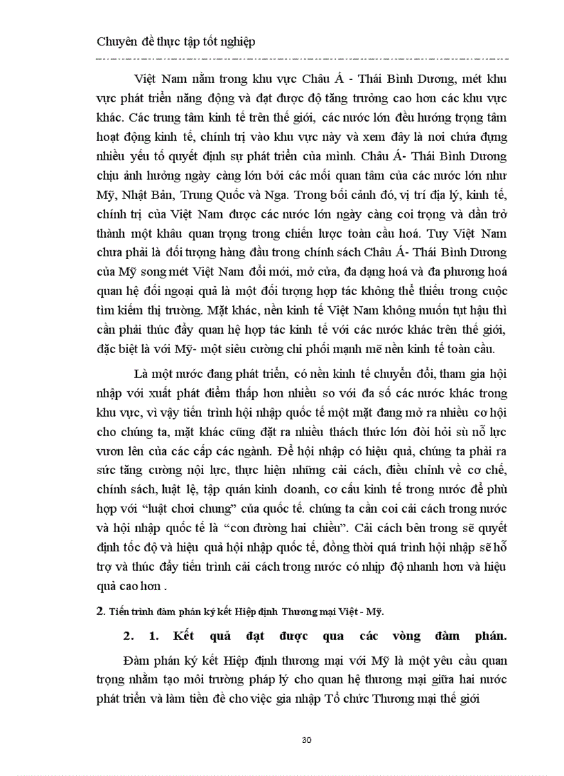 image for page Hiệp định thương mại Việt- Mỹ với vấn đề xuất khẩu hàng hoá của việt nam sang mỹ