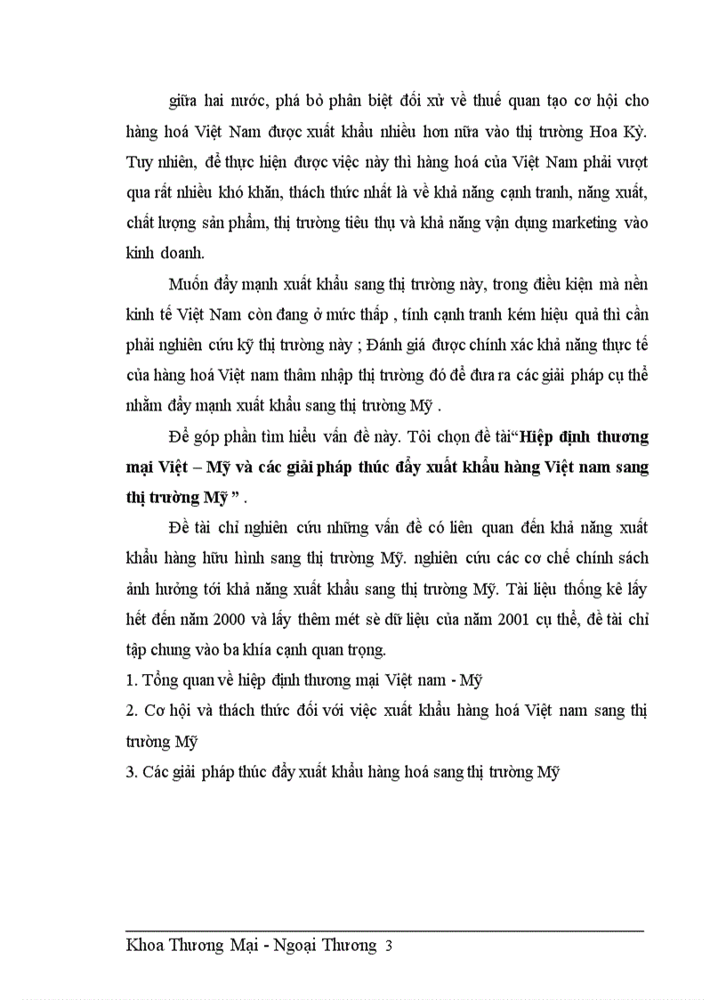 image for page Hiệp định thương mại Việt – Mỹ và các giải pháp thúc đẩy xuất khẩu hàng Việt nam sang thị trường Mỹ