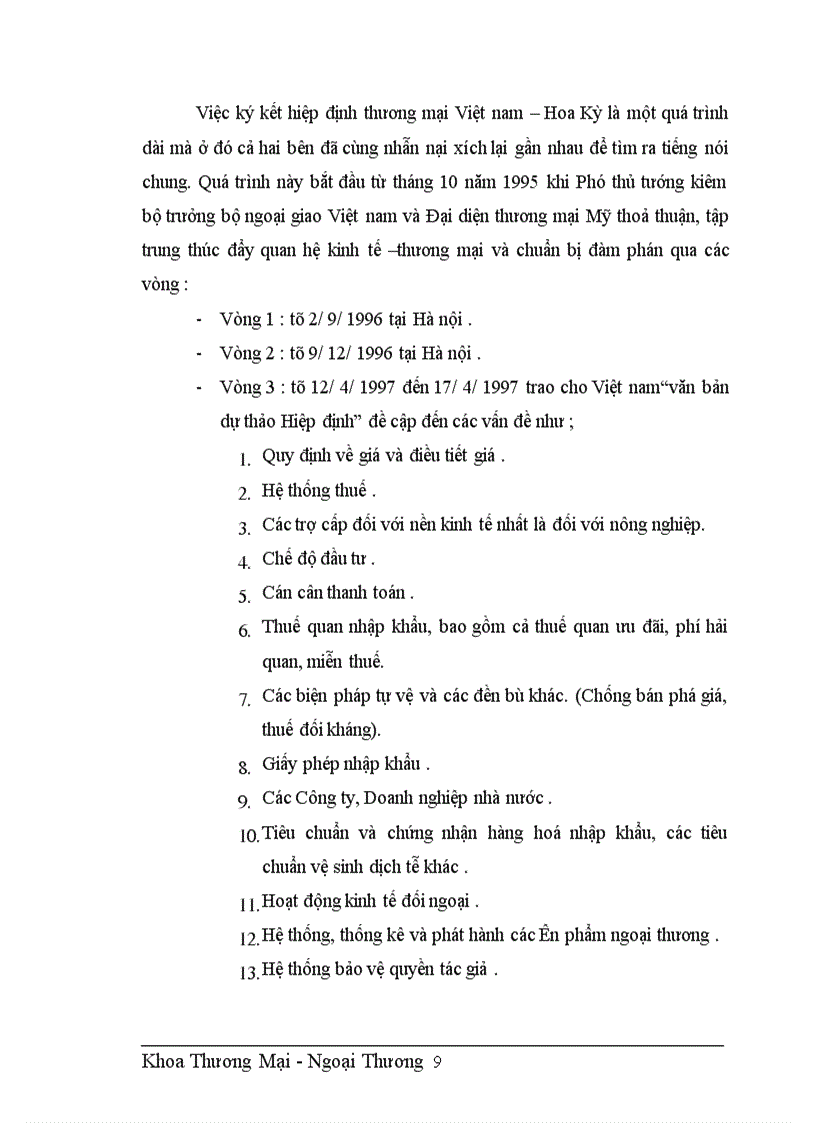 image for page Hiệp định thương mại Việt – Mỹ và các giải pháp thúc đẩy xuất khẩu hàng Việt nam sang thị trường Mỹ