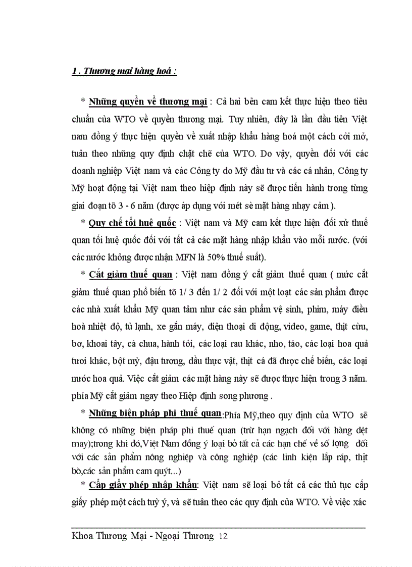 image for page Hiệp định thương mại Việt – Mỹ và các giải pháp thúc đẩy xuất khẩu hàng Việt nam sang thị trường Mỹ