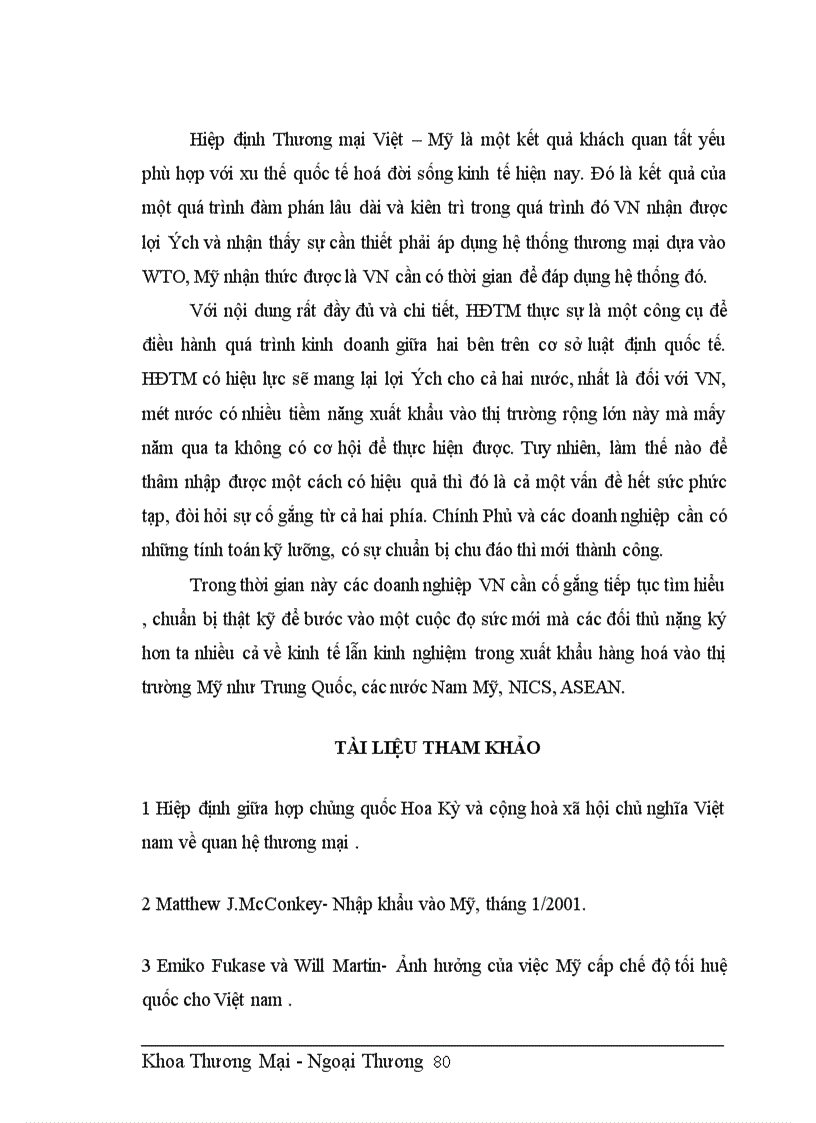 image for page Hiệp định thương mại Việt – Mỹ và các giải pháp thúc đẩy xuất khẩu hàng Việt nam sang thị trường Mỹ