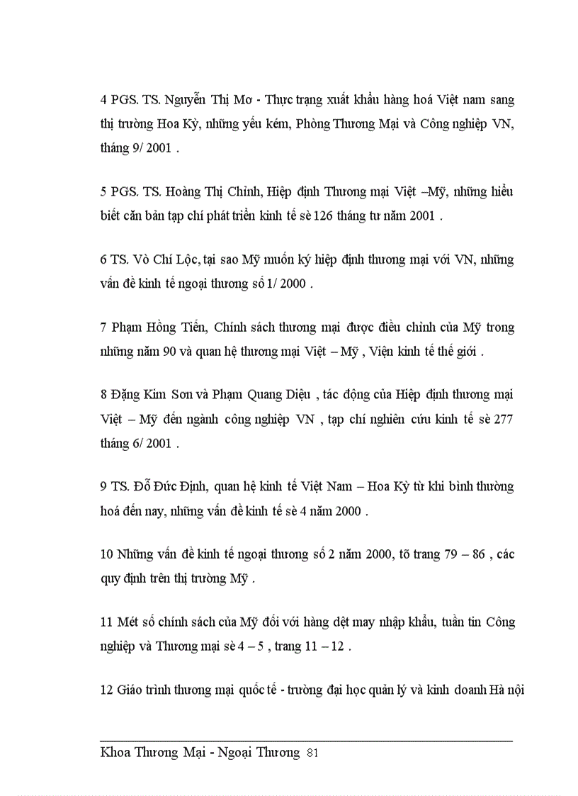 image for page Hiệp định thương mại Việt – Mỹ và các giải pháp thúc đẩy xuất khẩu hàng Việt nam sang thị trường Mỹ