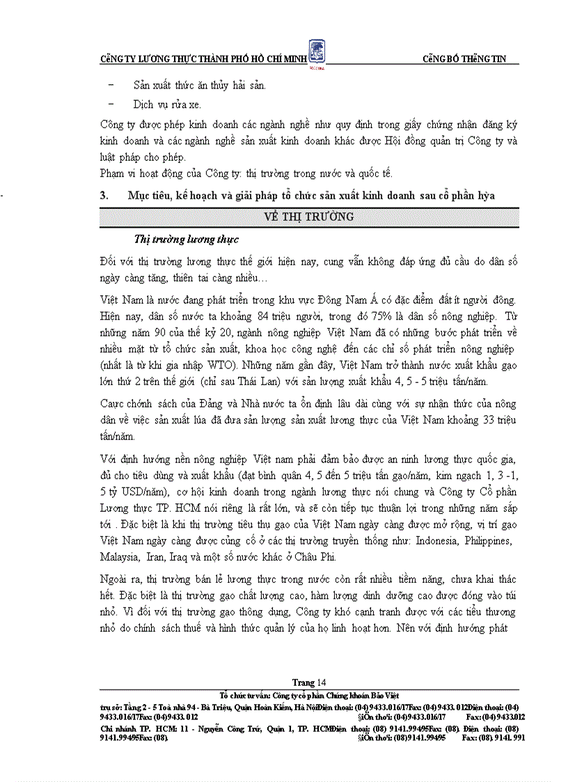 image for page Bản cáo bạch Công ty Lương Thực thành phố Hồ Chí Minh