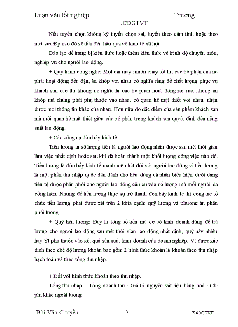 image for page Nâng cao hiệu quả sử dụng lao động tại Công ty Quy Chế Từ Sơn