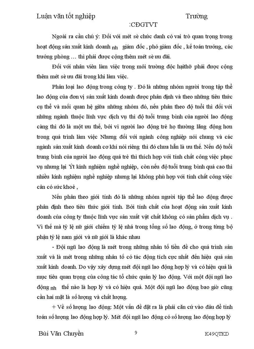 image for page Nâng cao hiệu quả sử dụng lao động tại Công ty Quy Chế Từ Sơn