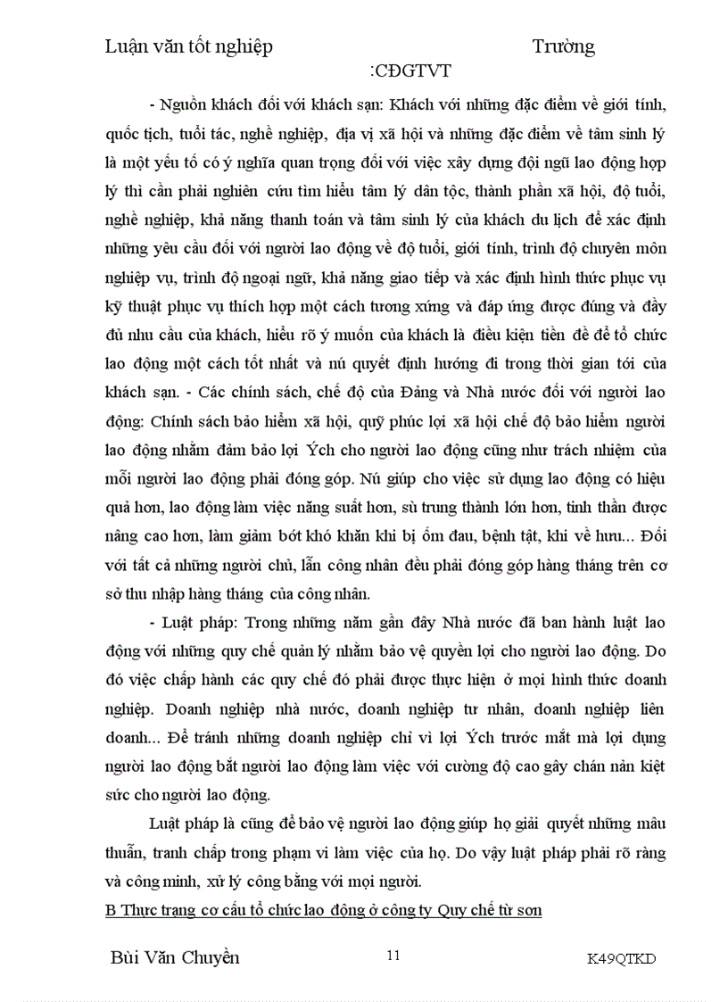 image for page Nâng cao hiệu quả sử dụng lao động tại Công ty Quy Chế Từ Sơn