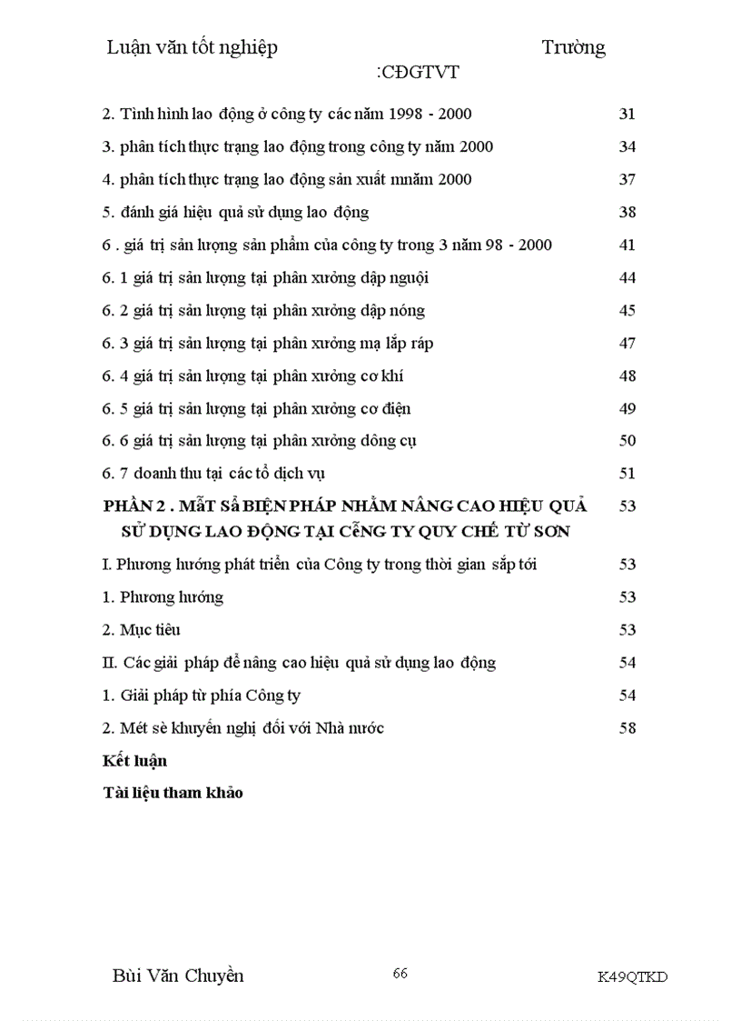 image for page Nâng cao hiệu quả sử dụng lao động tại Công ty Quy Chế Từ Sơn