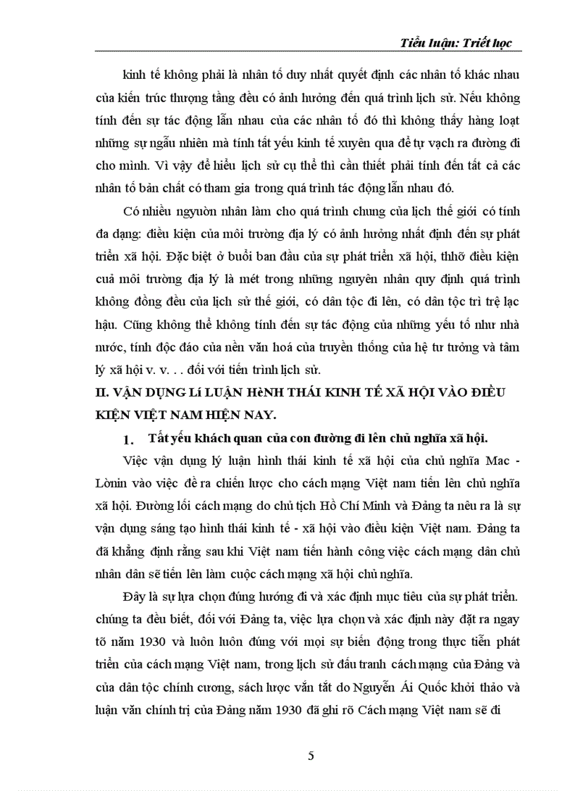 image for page Vận dụng Lý luận hình thái kinh tế – xã hội để phân tích vai trò của nhà nước đối với nền kinh tế Việt nam hiện nay