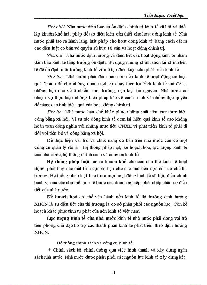 image for page Vận dụng Lý luận hình thái kinh tế – xã hội để phân tích vai trò của nhà nước đối với nền kinh tế Việt nam hiện nay