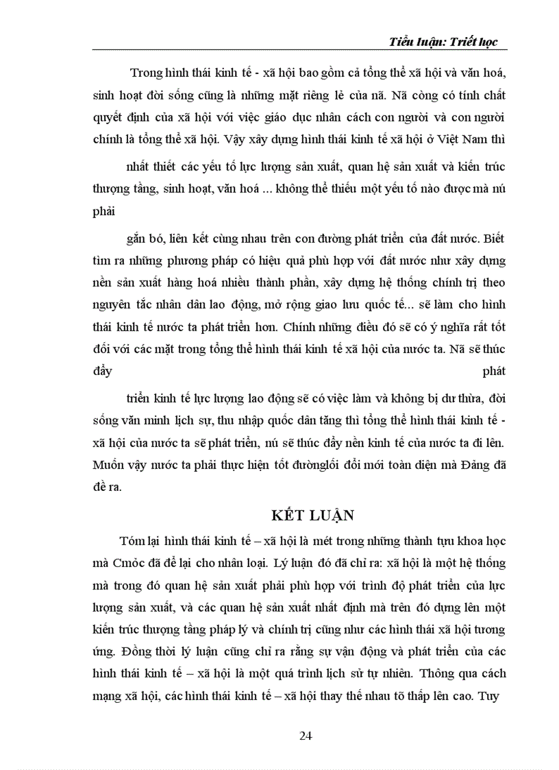 image for page Vận dụng Lý luận hình thái kinh tế – xã hội để phân tích vai trò của nhà nước đối với nền kinh tế Việt nam hiện nay