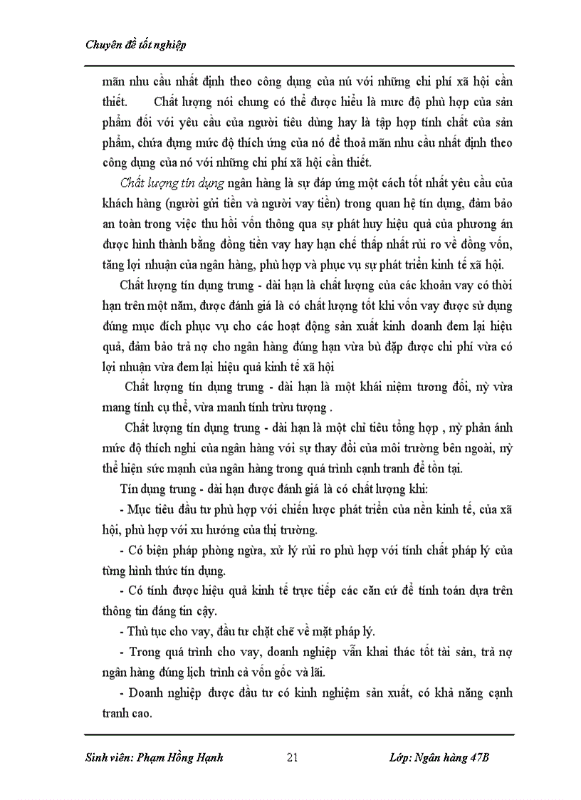 image for page Một số giải pháp nâng cao chất lượng tín dụng trung- dài hạn tại Chi nhánh NHNo&PTNT Đông Hà Nội – Phòng giao dịch Bà Triệu