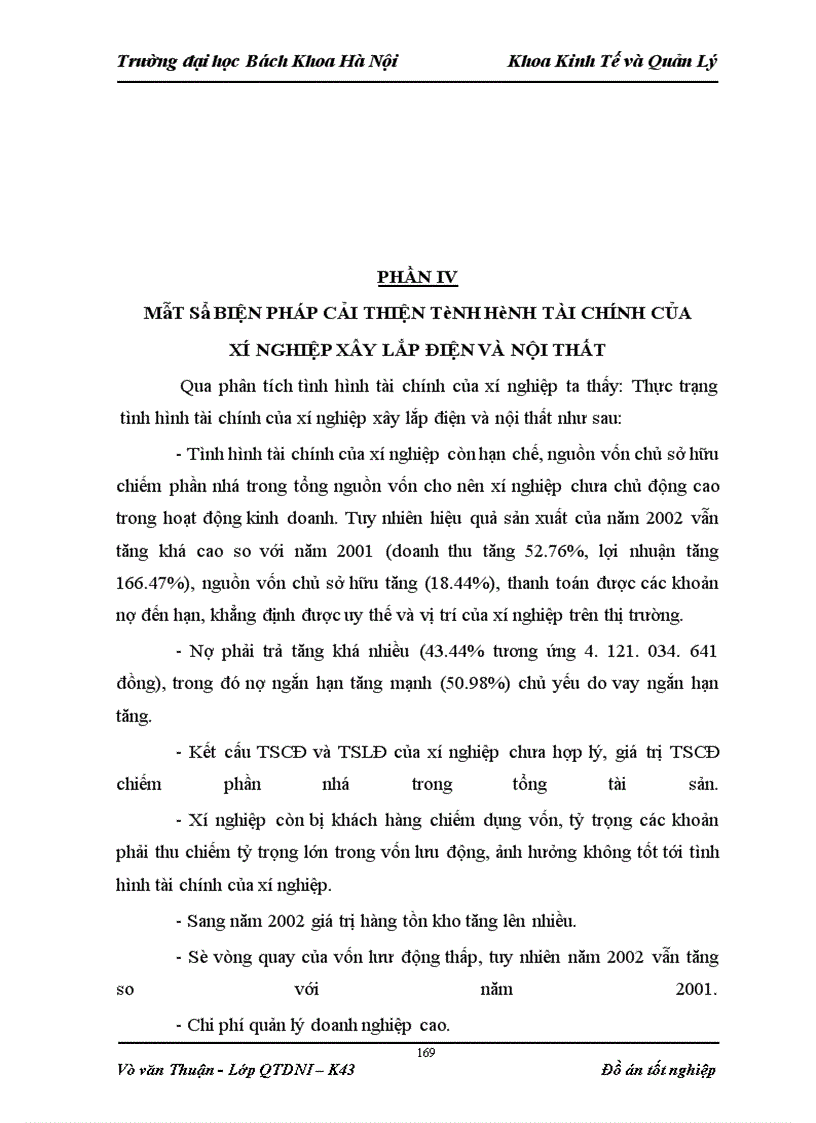 image for page Phân tích tình hình tài chính của xí nghiệp xây lắp điện và nội thất