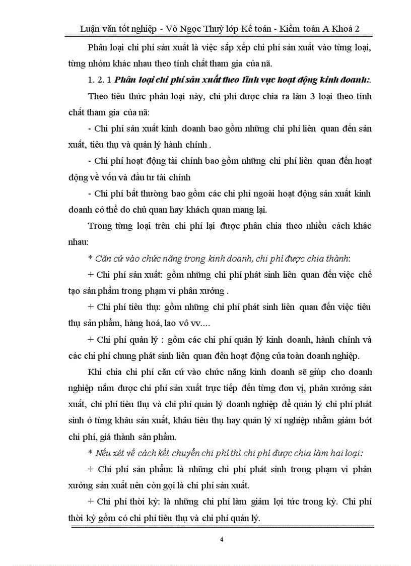 image for page Tổ chức hạch toán chi phí sản xuất và tính giá thành sản phẩm tại xí nghiệp than Bình Minh