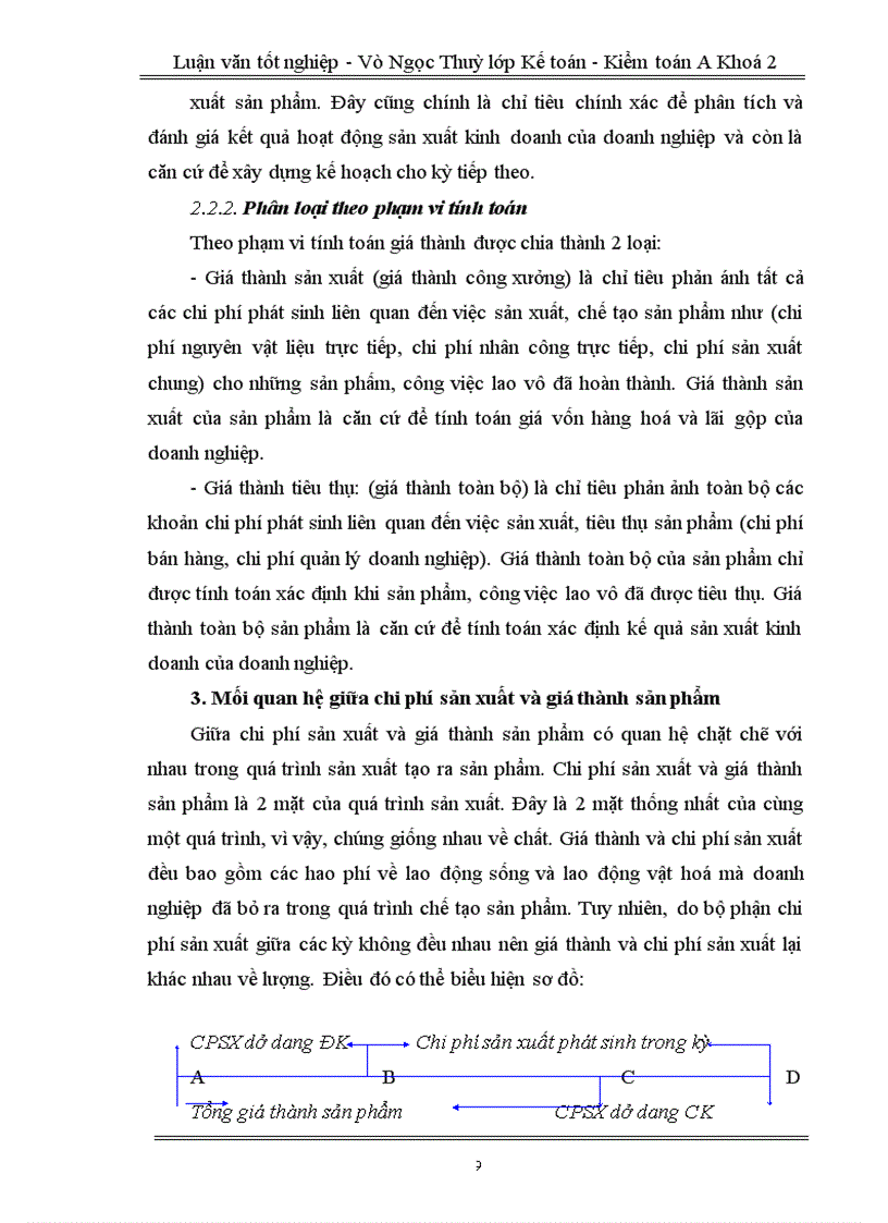 image for page Tổ chức hạch toán chi phí sản xuất và tính giá thành sản phẩm tại xí nghiệp than Bình Minh