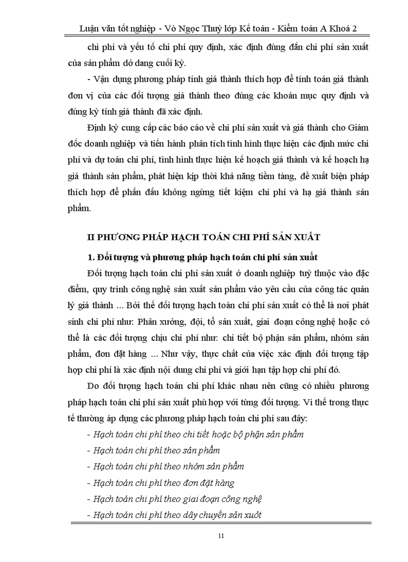 image for page Tổ chức hạch toán chi phí sản xuất và tính giá thành sản phẩm tại xí nghiệp than Bình Minh