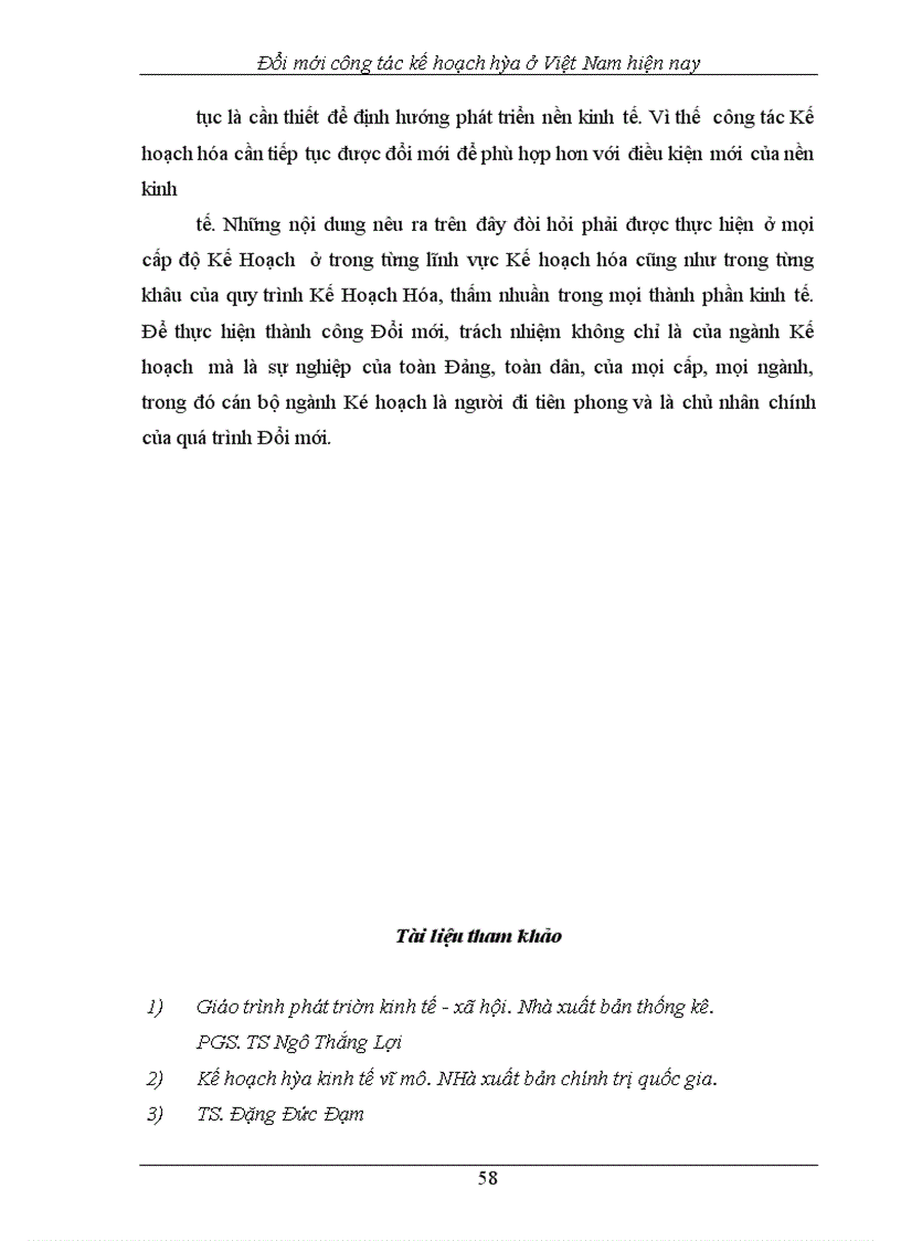 image for page Đổi mới công tác kế hoạch hoá ở Việt Nam hiện nay