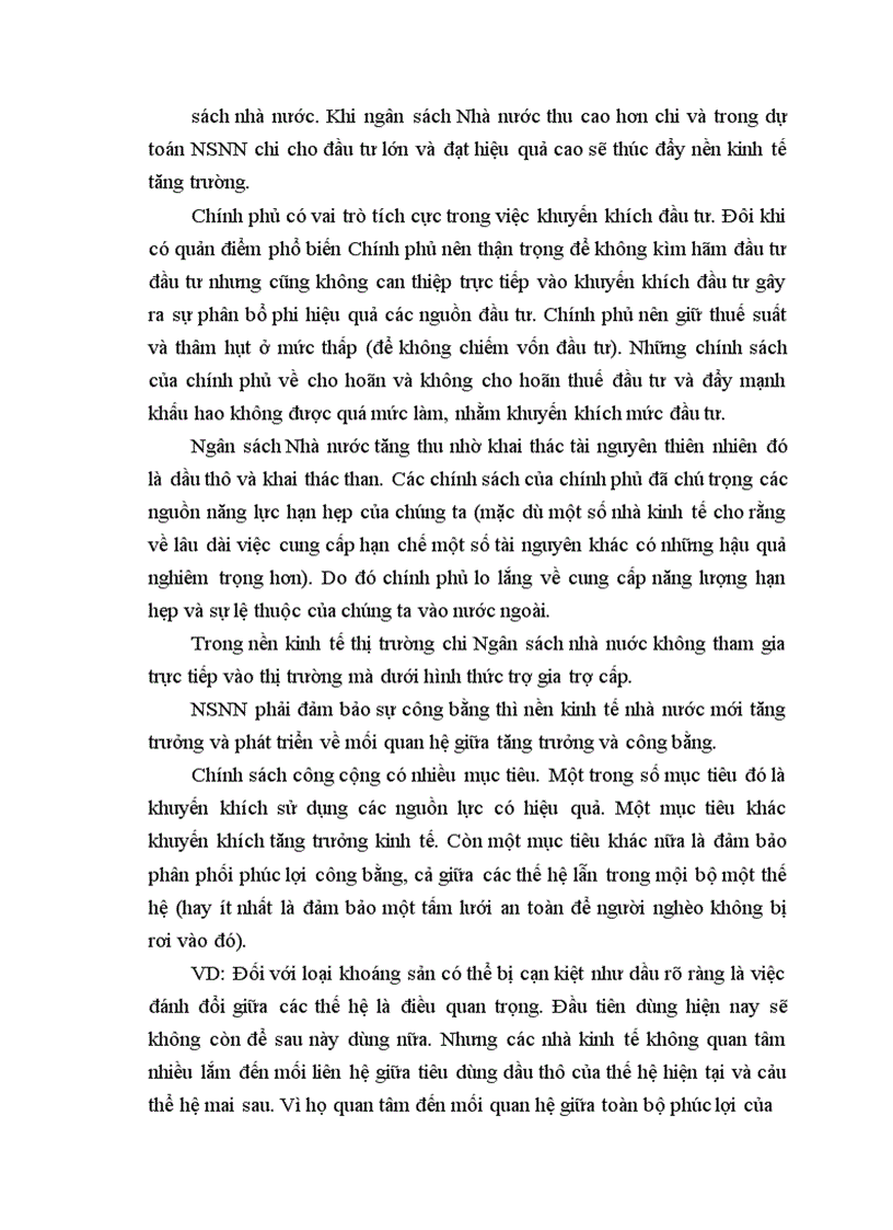 image for page Chi Ngân Sách Nhà Nước và Ảnh Hưởng Của Ngân Sách Nhà Nước đối với quá trình tăng trưởng pát triển nền kinh tế