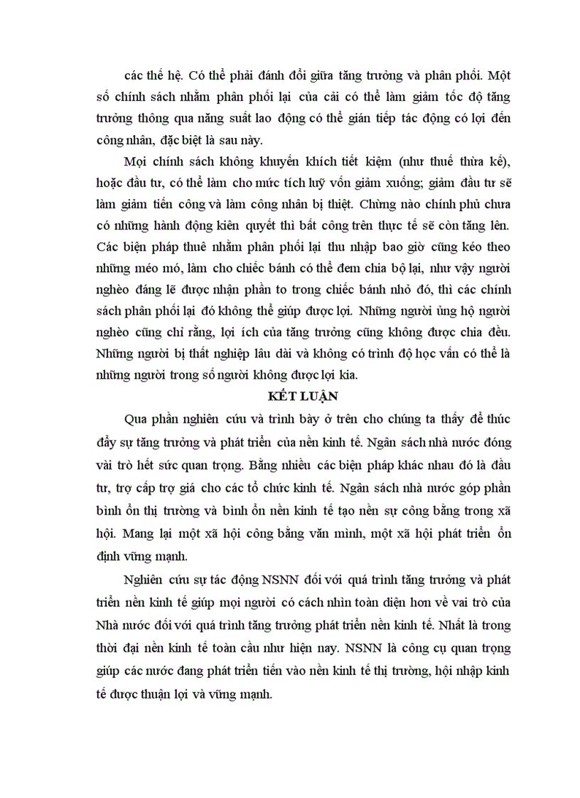 image for page Chi Ngân Sách Nhà Nước và Ảnh Hưởng Của Ngân Sách Nhà Nước đối với quá trình tăng trưởng pát triển nền kinh tế