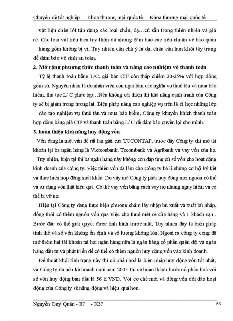 image for page Một số giải pháp nhằm hoàn thiện quy trình thực hiện hợp đồng xuất khẩu hàng gốm sứ mỹ nghệ tại Công ty xuất nhập khẩu tạp phẩm-TOCONTAP HANOI