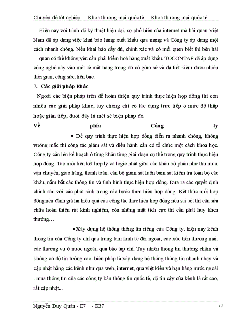 image for page Một số giải pháp nhằm hoàn thiện quy trình thực hiện hợp đồng xuất khẩu hàng gốm sứ mỹ nghệ tại Công ty xuất nhập khẩu tạp phẩm-TOCONTAP HANOI