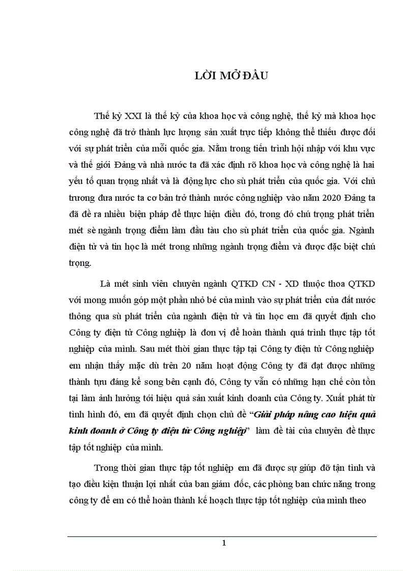 image for page Giải pháp nâng cao hiệu quả kinh doanh ở Công ty điện tử Công nghiệp