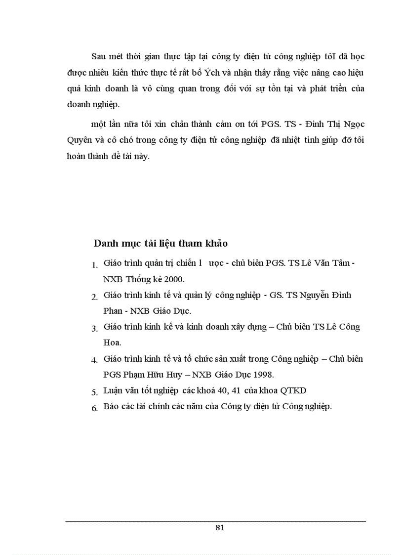 image for page Giải pháp nâng cao hiệu quả kinh doanh ở Công ty điện tử Công nghiệp