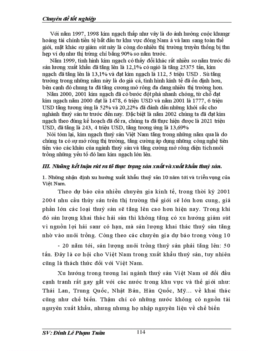 image for page Việc thúc đẩy xuất khẩu thuỷ sản trong quá trình phát triển kinh tế việt nam