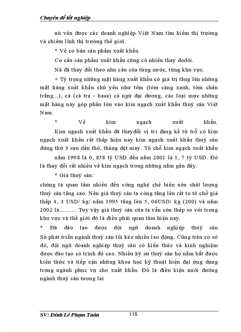 image for page Việc thúc đẩy xuất khẩu thuỷ sản trong quá trình phát triển kinh tế việt nam