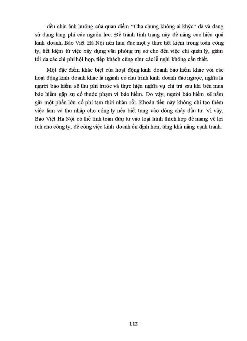 image for page Nâng cao chất lượng và hiệu quả hoạt động kinh doanh bảo hiểm gián đoạn kinh doanh sau cháy tại Bảo Việt Hà Nội.
