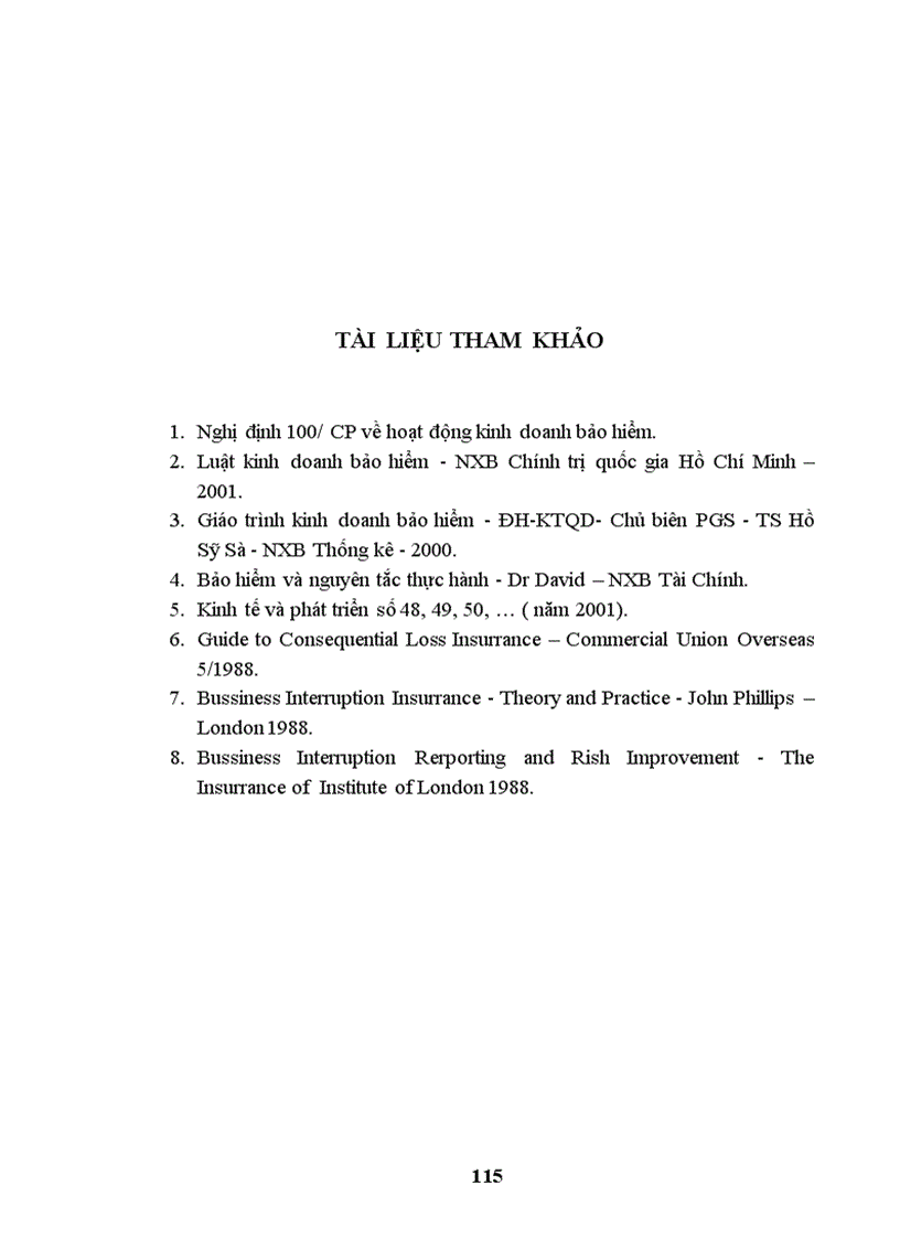 image for page Nâng cao chất lượng và hiệu quả hoạt động kinh doanh bảo hiểm gián đoạn kinh doanh sau cháy tại Bảo Việt Hà Nội.