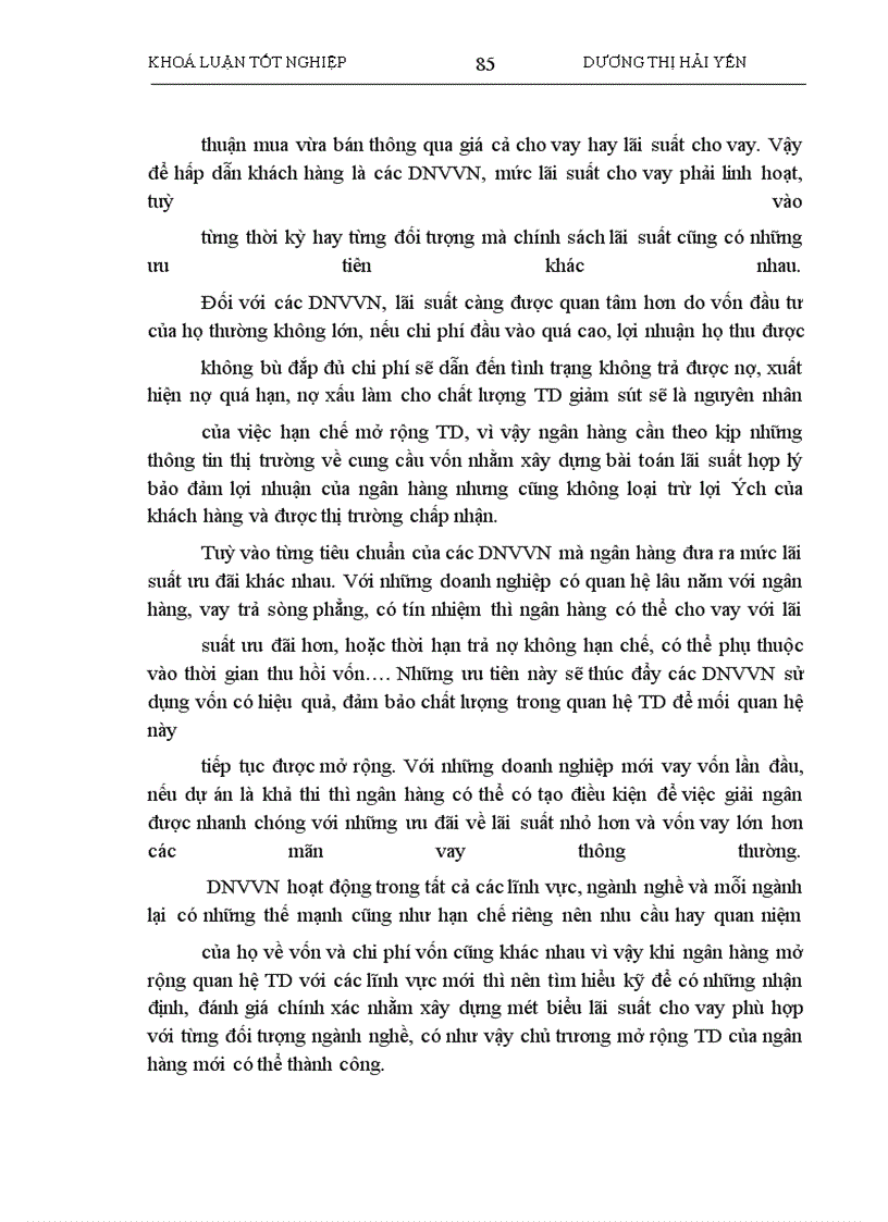 image for page Giải pháp mở rộng tín dụng đối với DNVVN tại NHNo & PTNT huyện Thanh Trì, Hà Nội