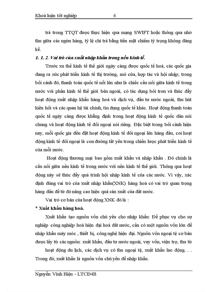 image for page Phát triển các phương thức TTQT phục vụ XNK tại ngân hàng công thương Bắc Ninh