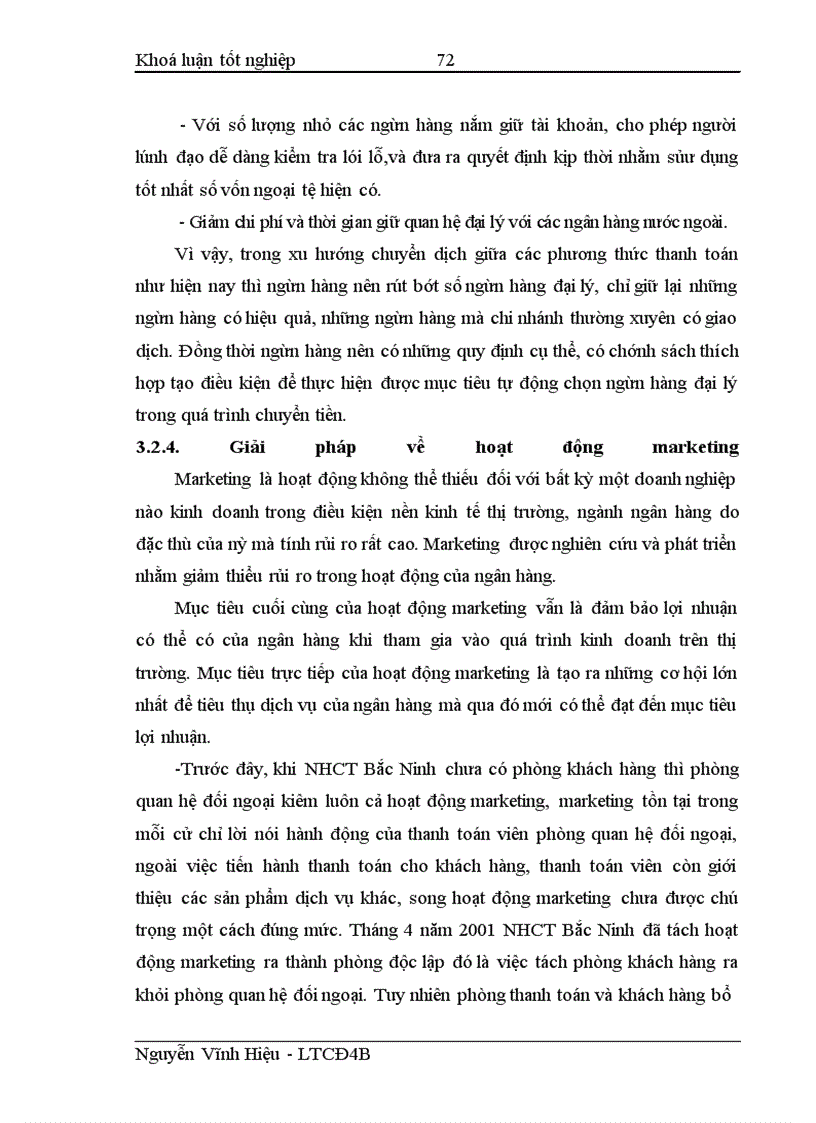 image for page Phát triển các phương thức TTQT phục vụ XNK tại ngân hàng công thương Bắc Ninh