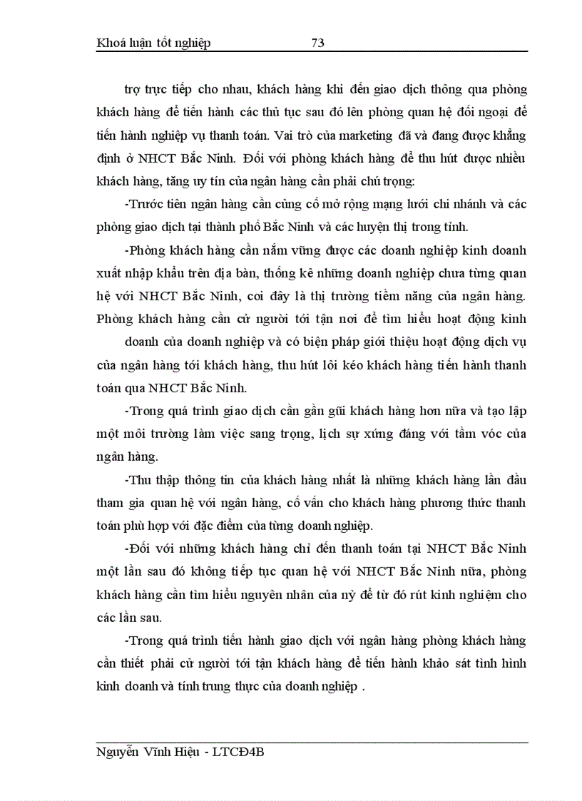 image for page Phát triển các phương thức TTQT phục vụ XNK tại ngân hàng công thương Bắc Ninh