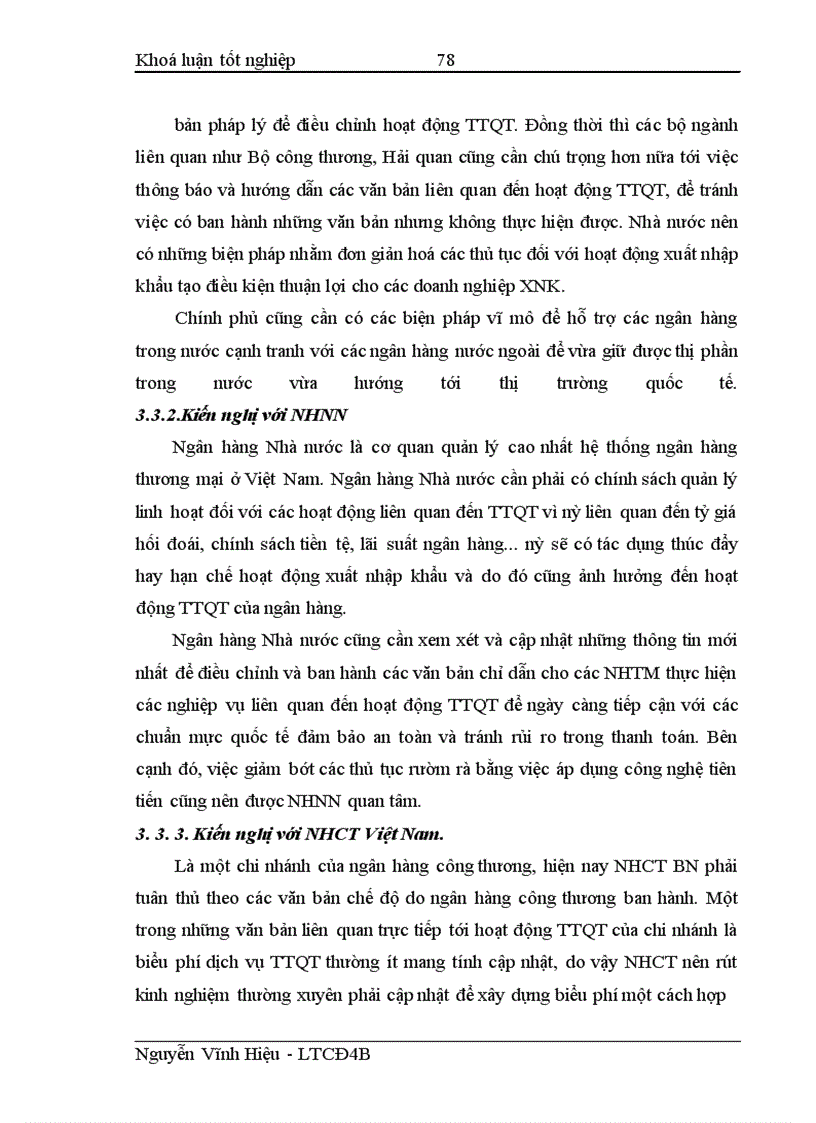 image for page Phát triển các phương thức TTQT phục vụ XNK tại ngân hàng công thương Bắc Ninh