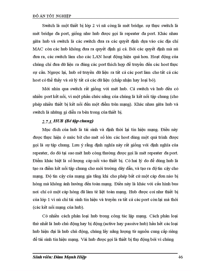 image for page Vai trò là thiết bị tại lớp 3 của mô hình OSI