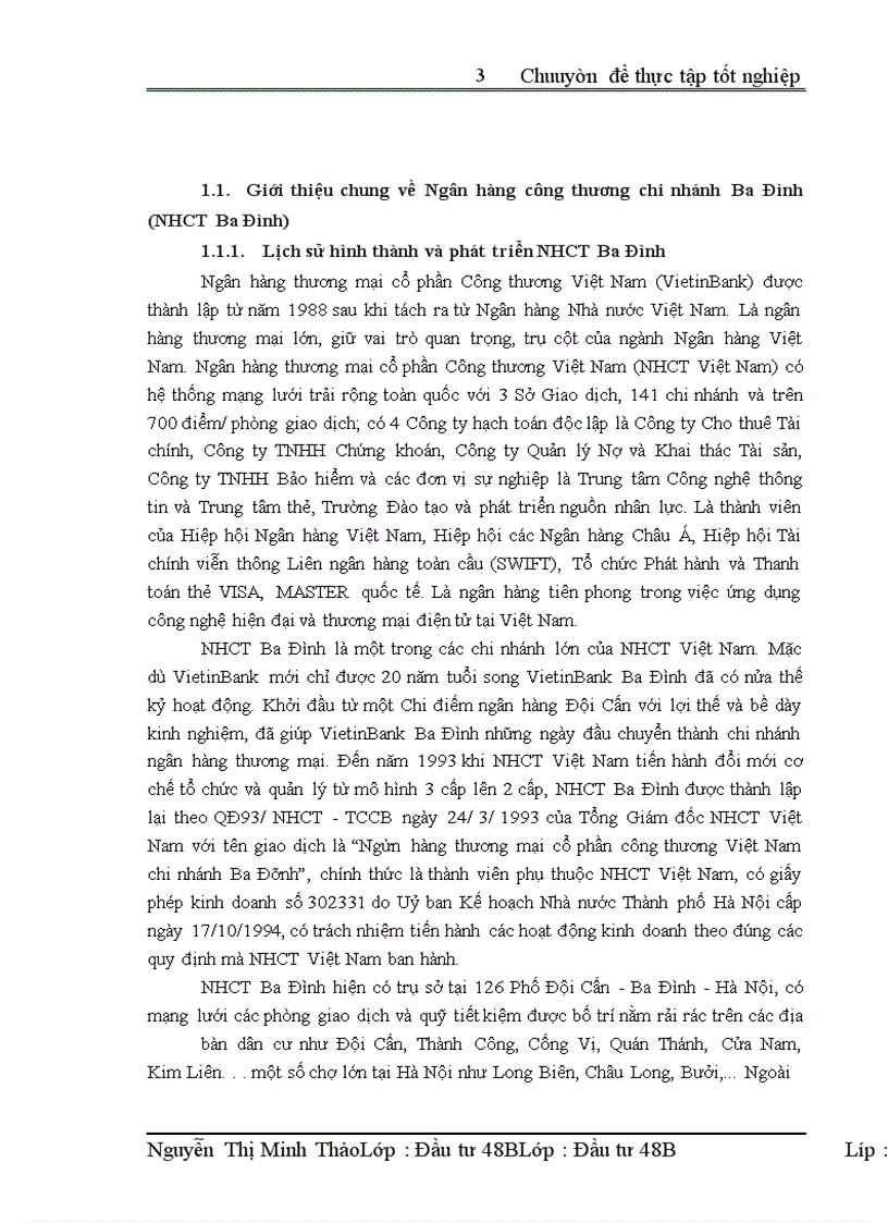 image for page Hoàn thiện công tác thẩm định các dự án vay vốn của nhóm khách hàng doanh nghiệp lớn tại Ngân hàng thương mại cổ phần công thương Việt Nam chi nhánh Ba Đình